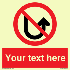 Custom prohibition No u turns